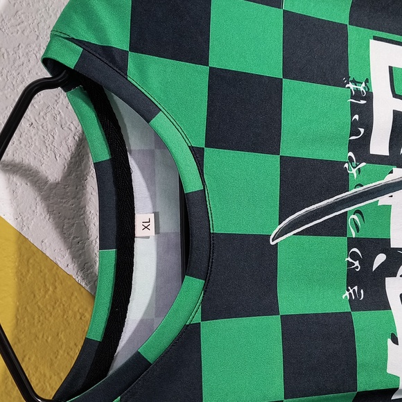 Unisex 3D Print Demon Slayer Tanjiro Kamado T-shirts Crew Neck. - Picture 7 of 10